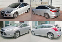 Ford Focus III 2011–2017 Sidokjolar DPT (2011-2014, för lackering) foto 1