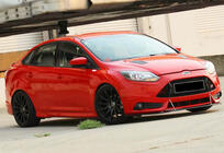 Ford Focus III 2011–2017 DPT sidokjolar (SD, 2015-2017, svart högglans) foto 4