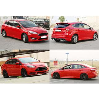 DPT sidokjolar (SD, 2015-2017, svart högglans) Ford Focus III 2011–2017 foto 1