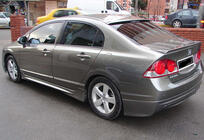 Honda Civic Sedan VIII 2006–2011 DPT sidokjolar (för lackering) foto 6
