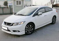 Honda Civic Sedan IX 2011–2016 DPT sidokjolar (för lackering) foto 2