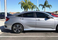Honda Civic Sedan X 2016–2021 Sidokjolar DPT V-1 (för lackering) foto 1