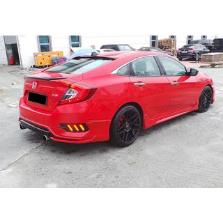 Sidokjolar DPT V-3 (för lackering) Honda Civic Sedan X 2016–2021 foto 2