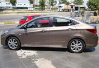 Hyundai Accent 2011–2017 DPT sidokjolar (för lackering) foto 2