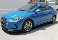 Hyundai Elantra (AD) 2015–2020 DPT sidokjolar (blank svart) foto 4