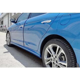DPT sidokjolar (blank svart) Hyundai Elantra (AD) 2015–2020 foto 3