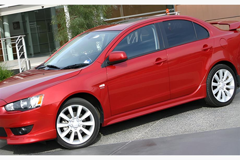 Mitsubishi Lancer X 2008– DPT sidokjolar (för lackering) Image