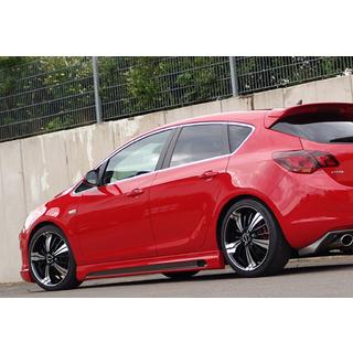 Sidokjolar DPT V-2 (svart högglans) Opel Astra J 2009–2015 foto 2