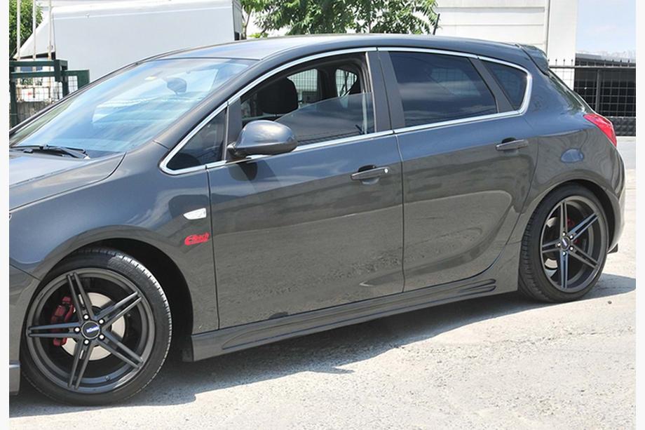 Opel Astra J 2009–2015 Sidokjolar DPT V-3 (för lackering) Image
