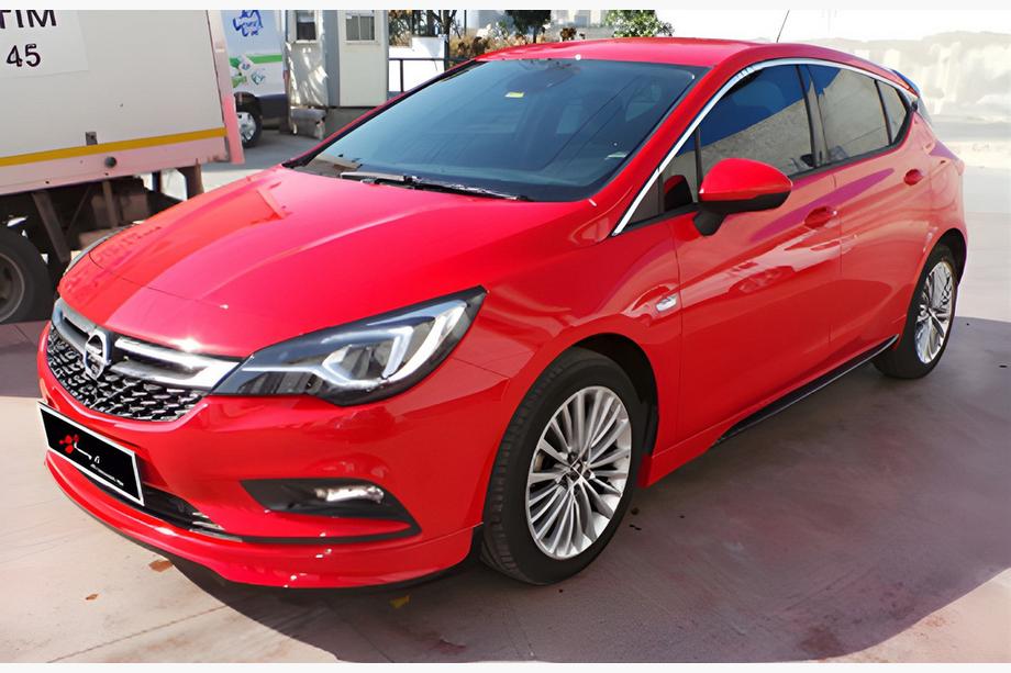 Opel Astra K 2016–2021 Sidokjolar DPT V-1 (svart högglans) Image