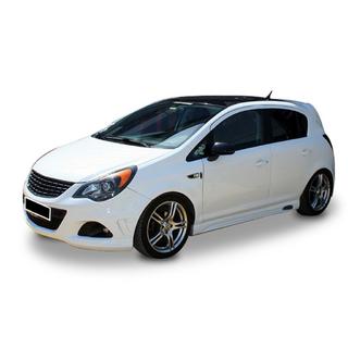 Sidokjolar DPT V-2 (svart högglans) Opel Corsa D 2007–2014 foto 2