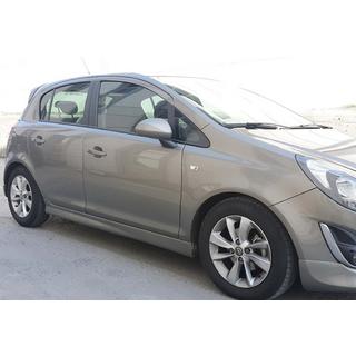 Sidokjolar DPT V-3 (svart högglans) Opel Corsa D 2007–2014 foto 2