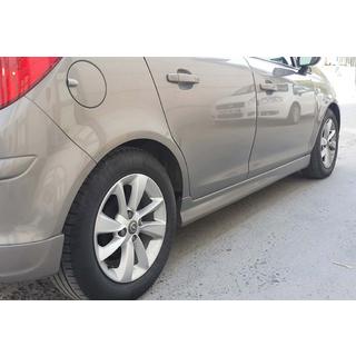 Sidokjolar DPT V-3 (svart högglans) Opel Corsa D 2007–2014 foto 1