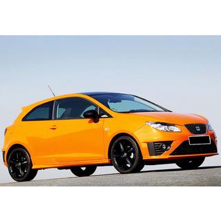 Sidokjolar DPT V-1 (Coupe, svart högblank) Seat Ibiza 2010–2017 foto 3