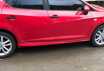 Seat Ibiza 2010–2017 Sidokjolar DPT V-3 (svart högglans) foto 1