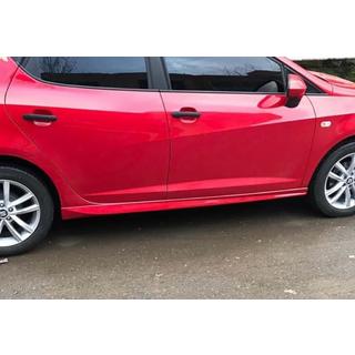 Sidokjolar DPT V-3 (svart högglans) Seat Ibiza 2010–2017 foto 1