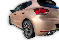 Seat Ibiza 2017– Sidokjolar DPT V-1 (svart högglans) foto 3