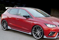 Seat Ibiza 2017– Sidokjolar DPT V-2 (svart högglans) foto 3