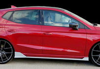 Seat Ibiza 2017– Sidokjolar DPT V-2 (svart högglans) foto 1