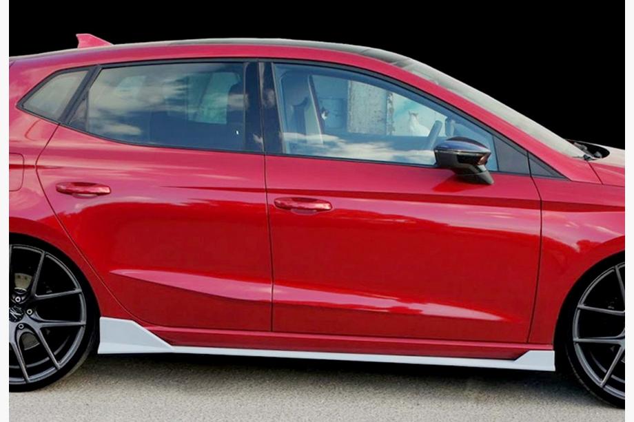 Seat Ibiza 2017– Sidokjolar DPT V-2 (svart högglans) Image