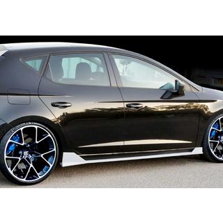 Sidokjolar DPT V-3 (2017-2020, svart högblank) Seat Leon 2013–2020 foto 1