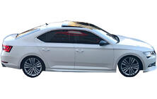 Skoda Superb 2015–2024 Sidokjolar DPT V-2 (för lackering) foto 1