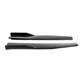 Universella sidokjolslister DPT Aero Black (blank svart) foto 4