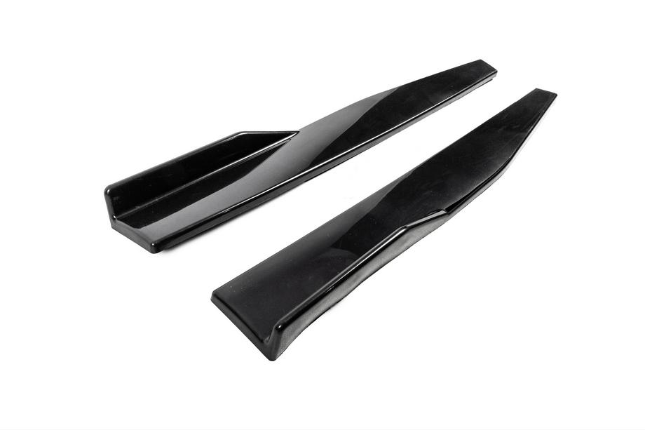 Universella sidokjolslister DPT Aero Black (blank svart) Foto 3