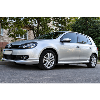 Sidokjolar DPT V-1 (HB, för lackering) Volkswagen Golf 6 2008–2014 foto 1