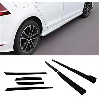 Sidokjolar DPT V-3 (svart högglans) Volkswagen Golf 7/E-Golf 2012–2020