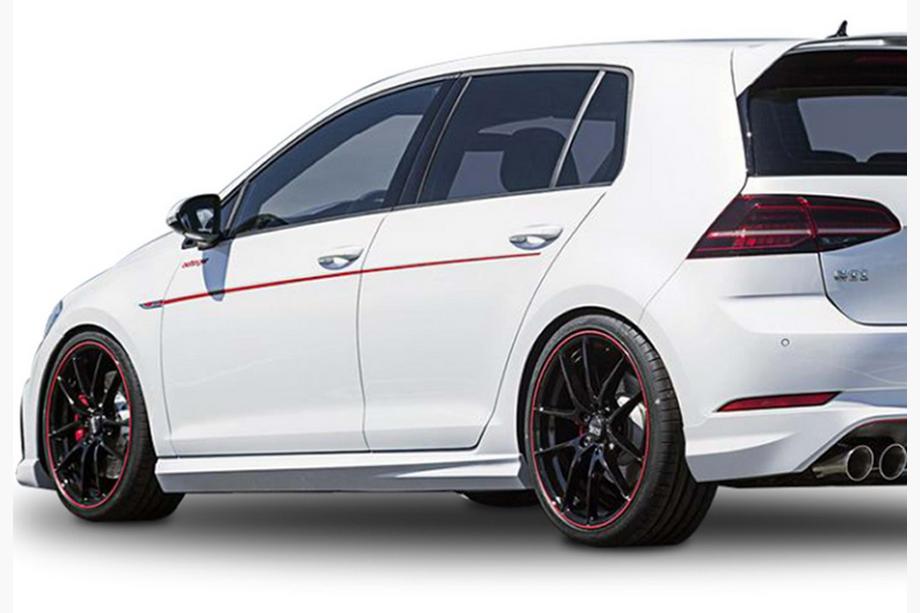 Volkswagen Golf 7/E-Golf 2012–2020 Sidoskirts DPT V-5 (svart högglans) Foto 4