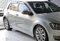 Volkswagen Golf 7/E-Golf 2012–2020 Sidoskirts DPT V-9 (svart högglans) foto 1