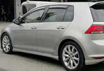Volkswagen Golf 7/E-Golf 2012–2020 Sidoskirts DPT V-9 (svart högglans) foto 2