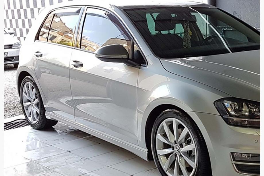 Volkswagen Golf 7/E-Golf 2012–2020 Sidoskirts DPT V-9 (svart högglans) Image