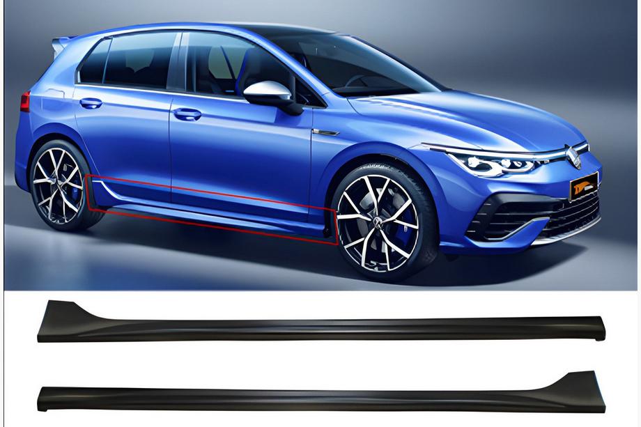 Volkswagen Golf 8 2019– Sidokjolar DPT V-3 (för lackering) Image