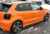 Volkswagen Polo 2010–2017 Sidokjolar DPT V-4 (för lackering) foto 4