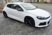 Volkswagen Scirocco 2008–2017 Sidokjolar DPT V-1 (svart högglans) foto 2