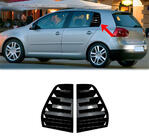 Volkswagen Golf 5 2003–2009 Lister för bakrutor DPT (svart högglans, 2 st) foto 1