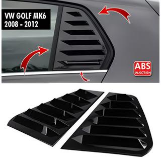 Skyddskåpor för bakre sidorutor DPT V-1 (svart högblank, 2 st) Volkswagen Golf 6 2008–2014