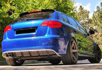 Audi A3 2003–2012 Spoiler DPT V-2 (2003-2008, högblank svart) foto 1