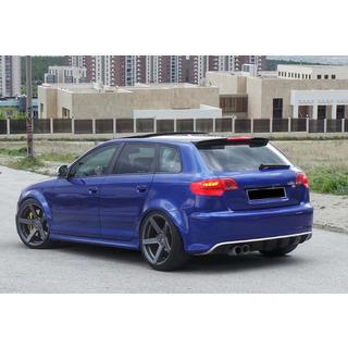 Spoiler DPT V-2 (2003-2008, högblank svart) Audi A3 2003–2012 foto 2