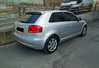Audi A3 2003–2012 Spoiler DPT V-3 (blank svart) foto 5