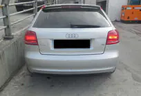 Audi A3 2003–2012 Spoiler DPT V-3 (blank svart) foto 6