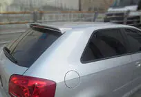 Audi A3 2003–2012 Spoiler DPT V-3 (blank svart) foto 7
