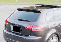 Audi A3 2003–2012 Spoiler DPT V-4 (högblank svart) foto 2