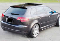 Audi A3 2003–2012 Spoiler DPT V-4 (högblank svart) foto 4
