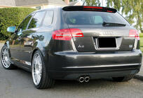 Audi A3 2003–2012 Spoiler DPT V-4 (högblank svart) foto 3