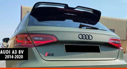 Audi A3 2012–2020 Spoiler DPT V-3 (halvkombi, 5 dörrar, svart högglans) foto 1