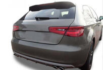 Audi A3 2012–2020 Spoiler DPT V-4 (2012-2016, svart högblank) foto 2