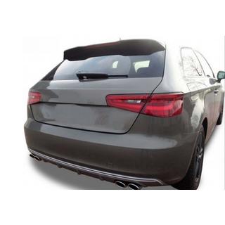Spoiler DPT V-4 (2012-2016, svart högblank) Audi A3 2012–2020 foto 2